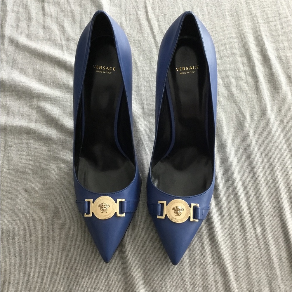 Indigo Versace Heels